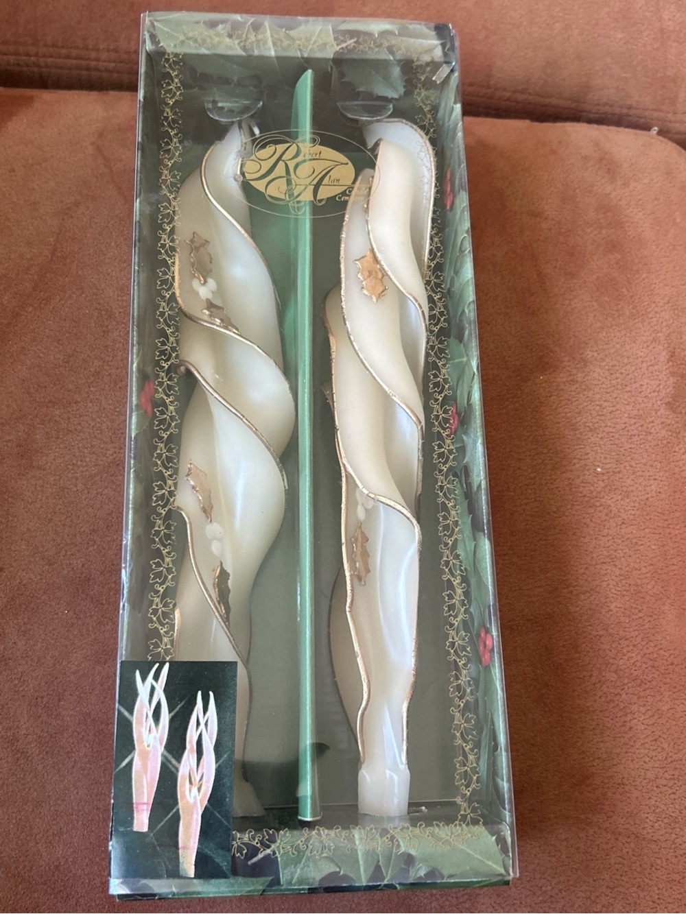 Robert Alan Candle Company vintage tapered candles 12”